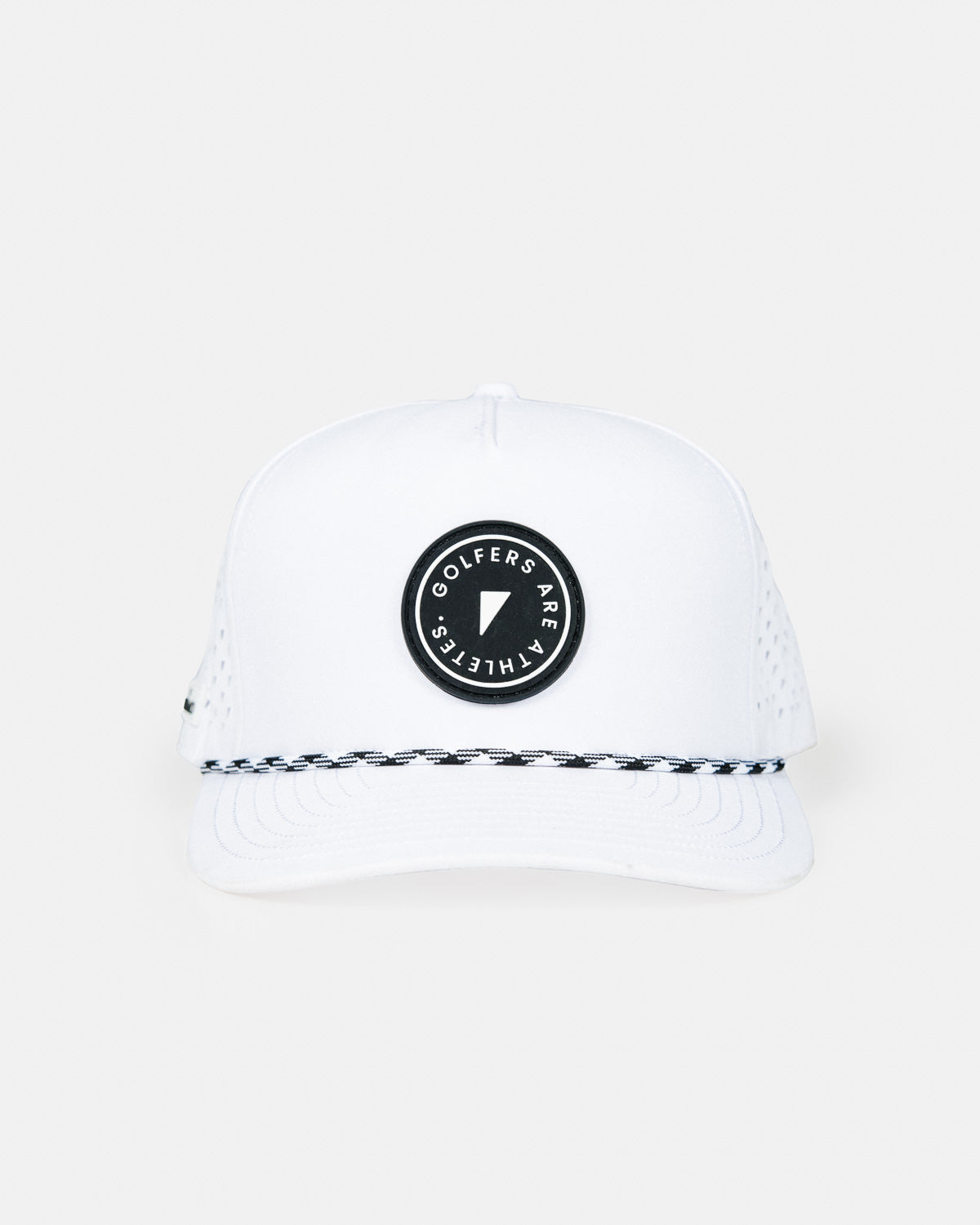 White “Golfers are Athletes” Patch Hat
