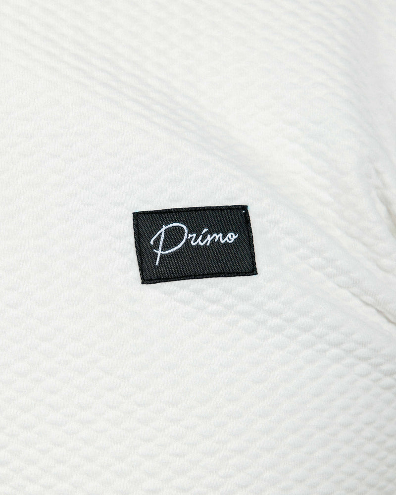 White Waffle Hoodie