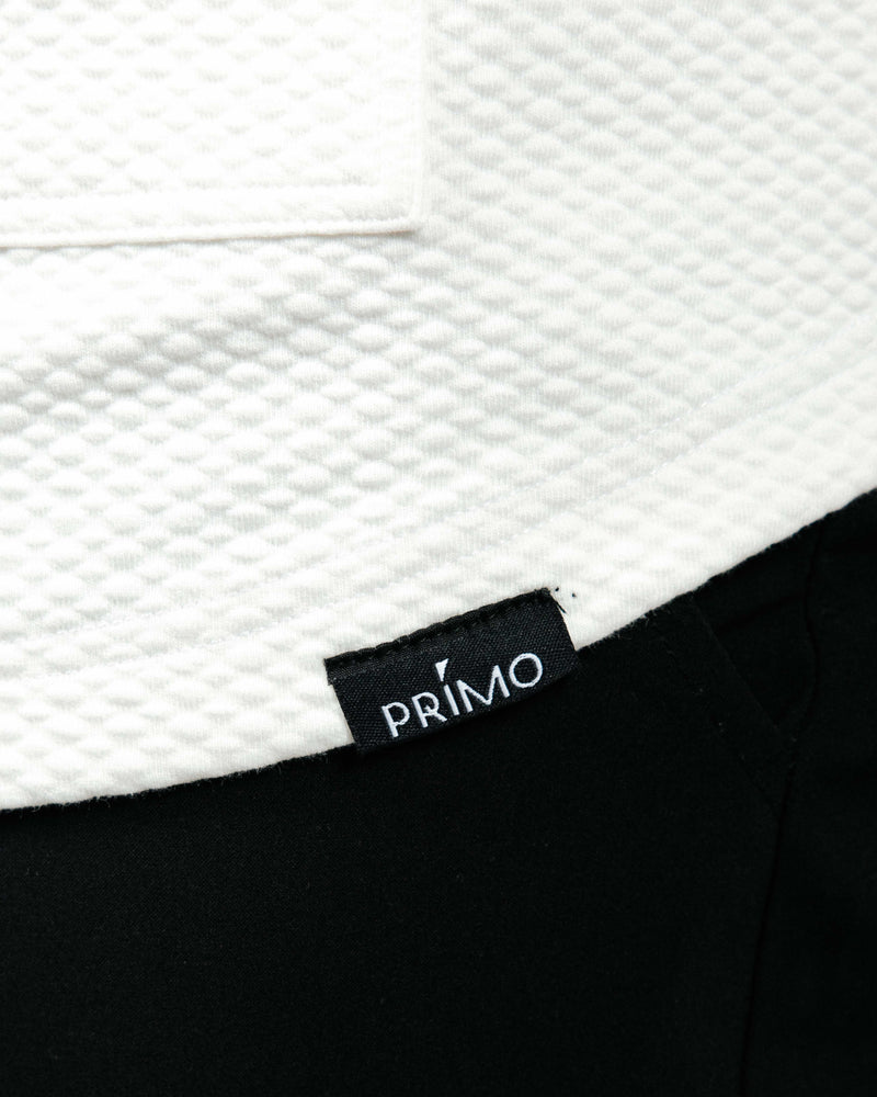 White Waffle Hoodie