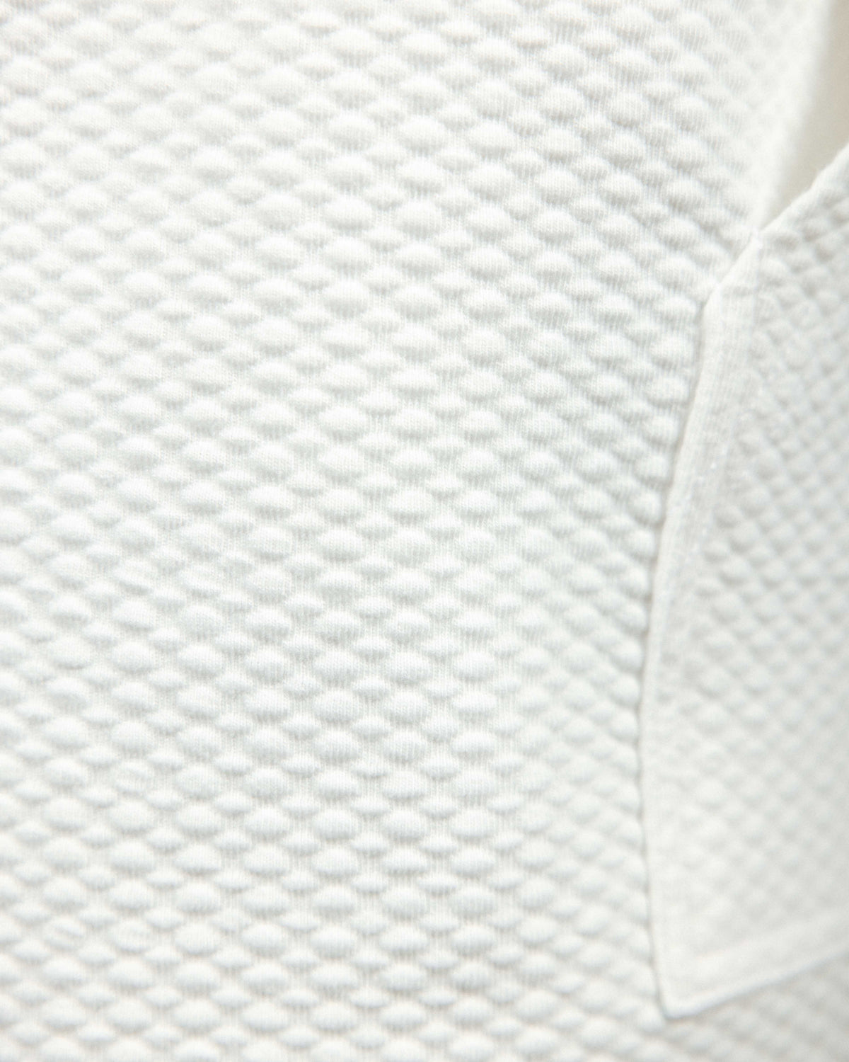 White Waffle Hoodie