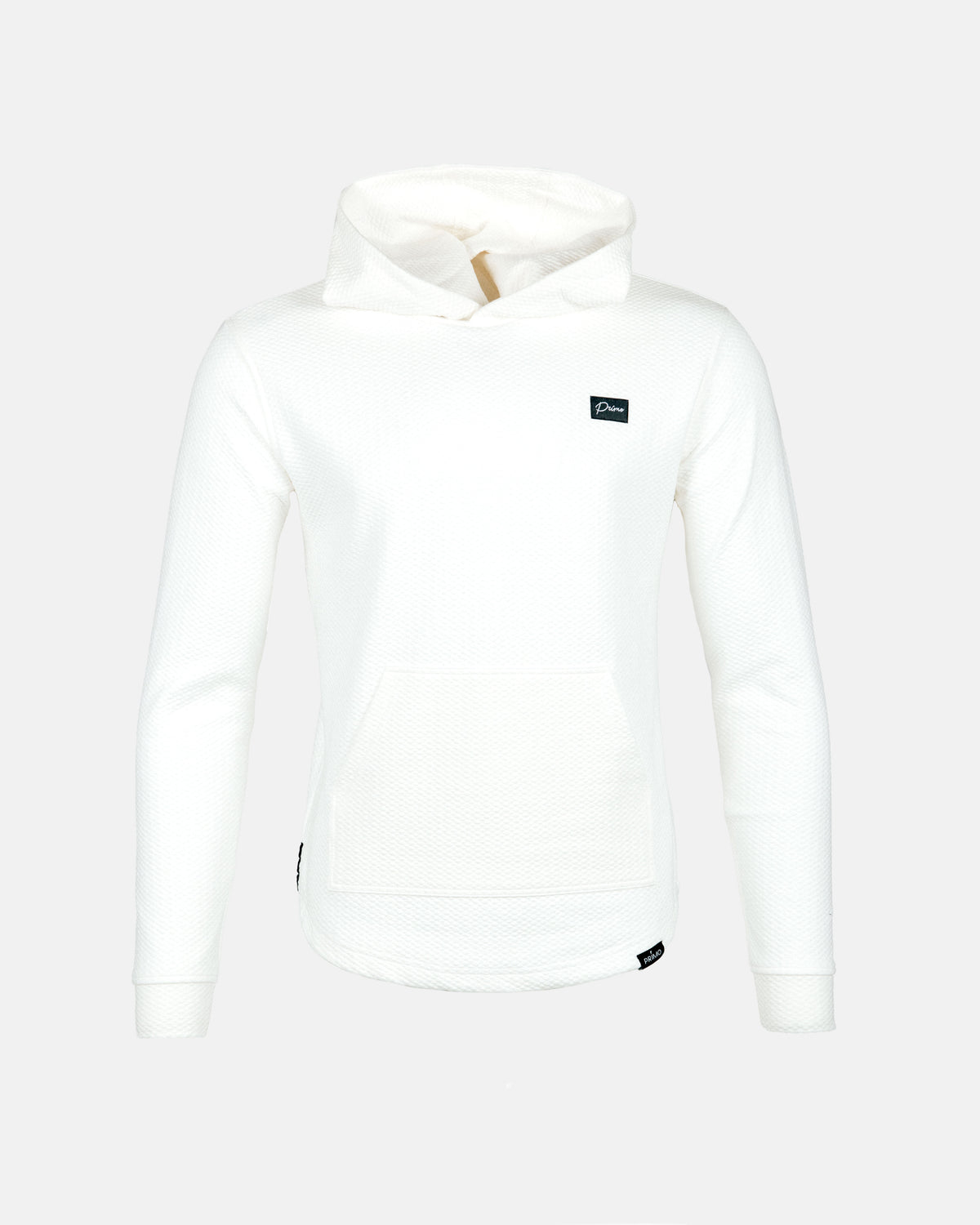 White Waffle Hoodie