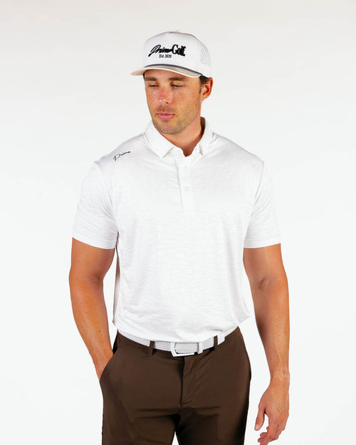 Primo Luxe Classic Polo - White