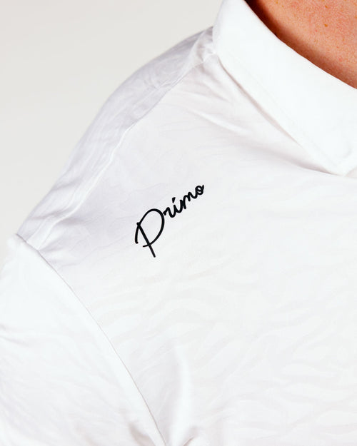 White Luxe Classic Polo