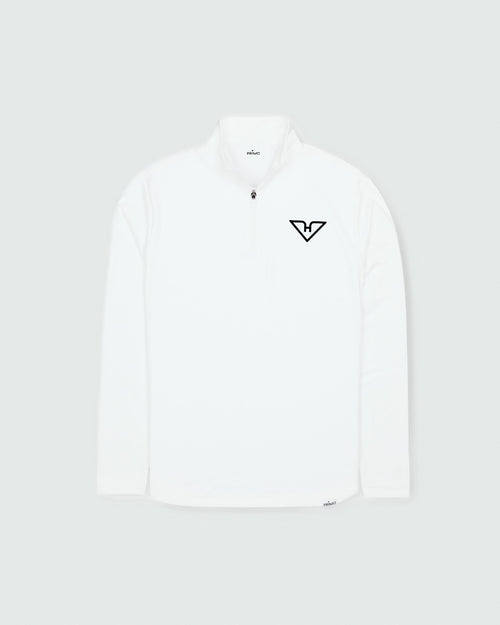 White HyFlyers Quarter Zip