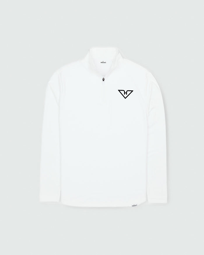 White HyFlyers Quarter Zip