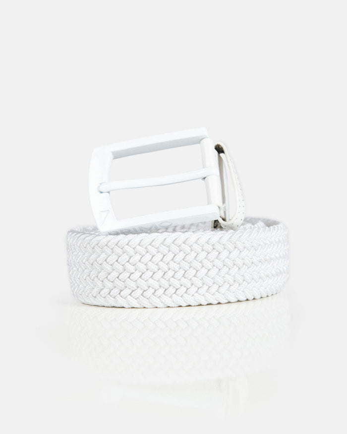 White Tonal Belt