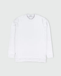 White Waffle Crew Neck