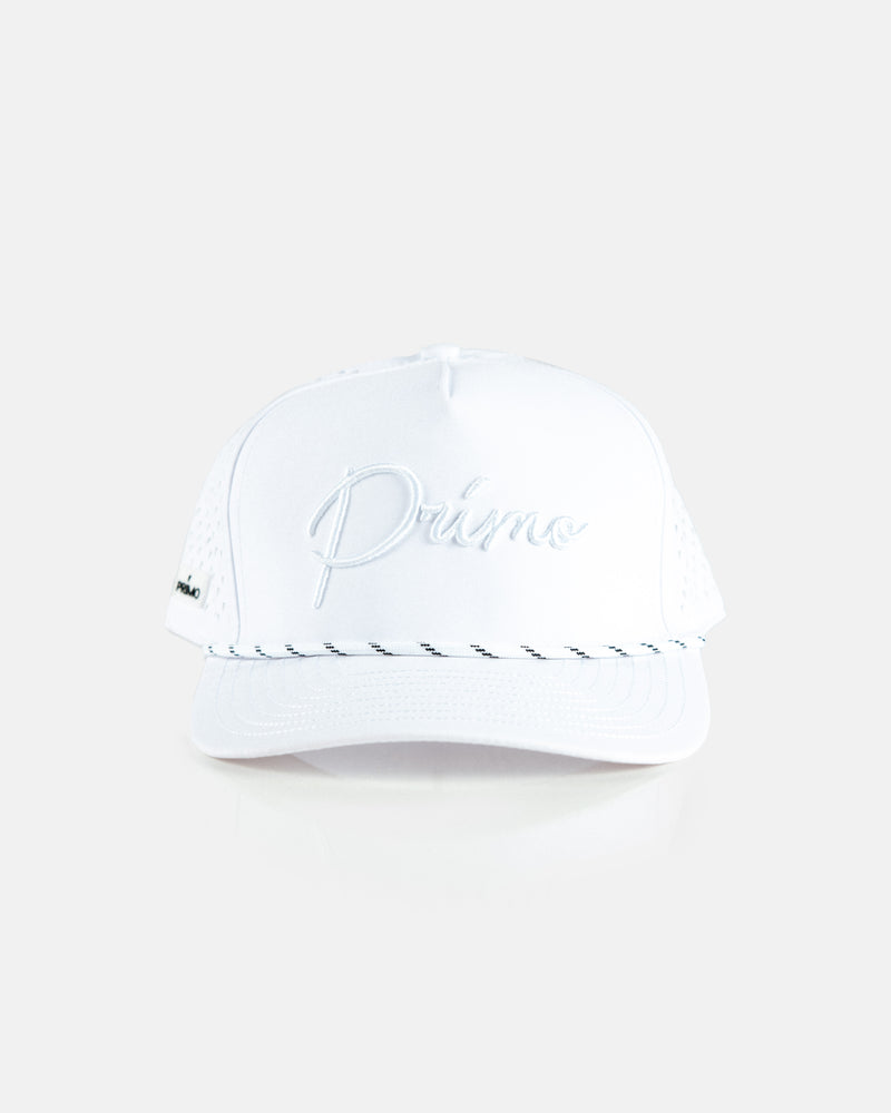 Whiteout Cursive Hat