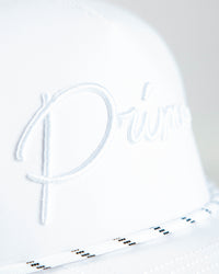 Whiteout Cursive Hat