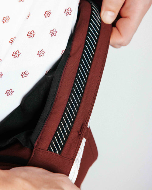 Wine Traditional Pants