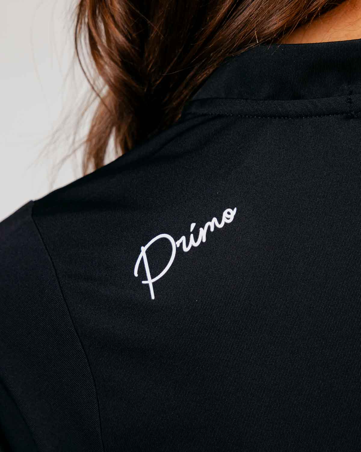 Women's Black Cursive Blade Polo β Primo Golf Apparel