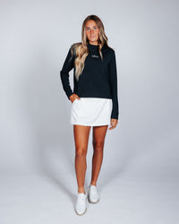 Women's Black Crew Neck