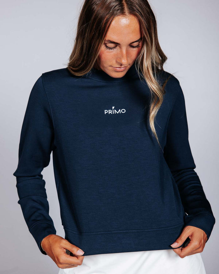 Women's Navy Crew Neck