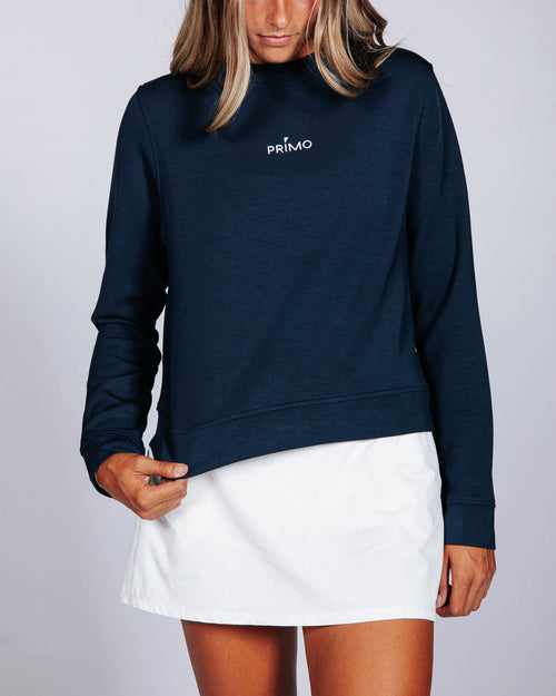 Women's Navy Crew Neck