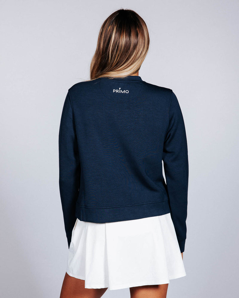 Women's Navy Crew Neck