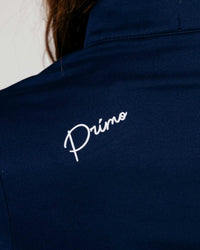 Women's Navy Cursive Quarterzip