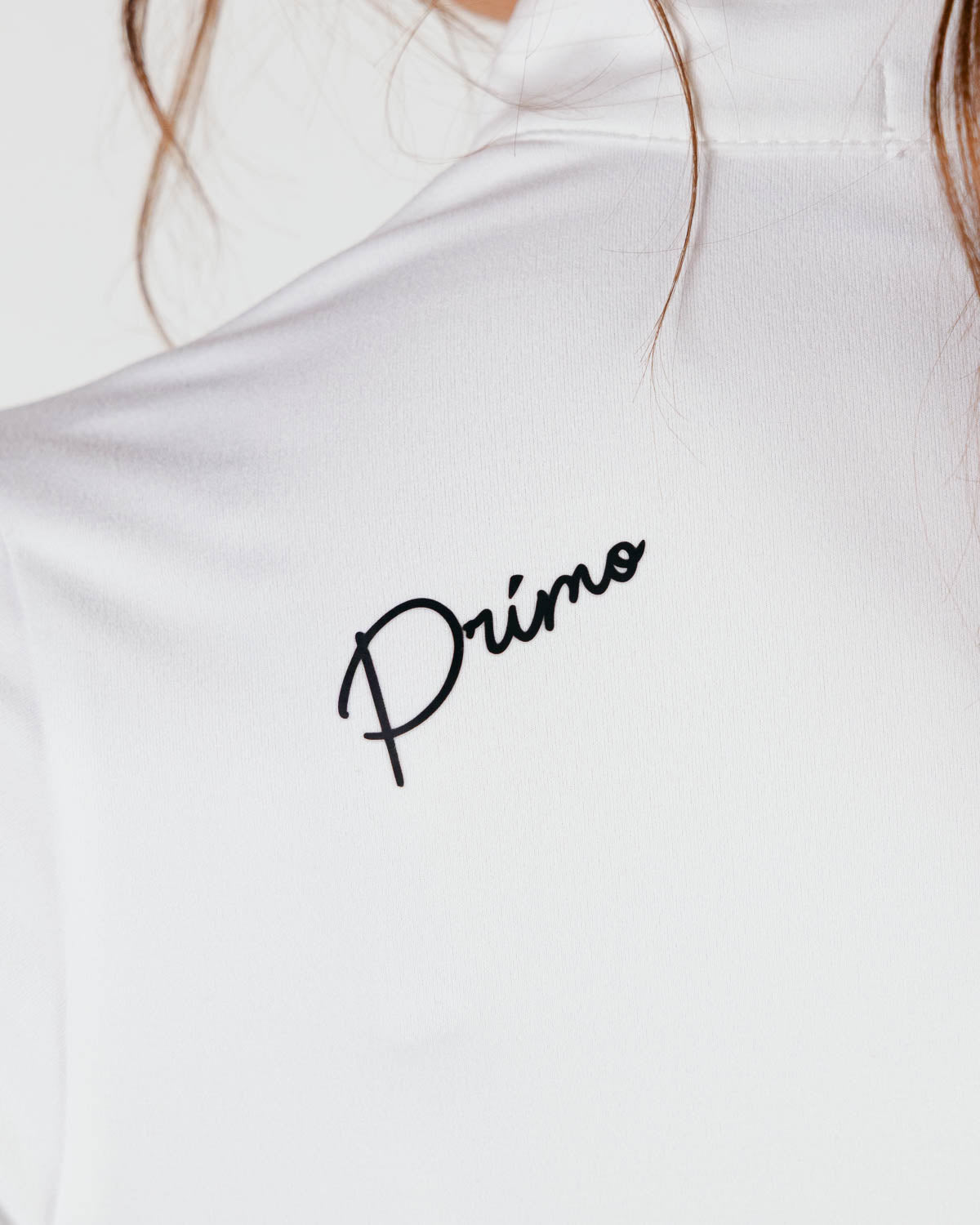Women's White Cursive Quarterzip – Primo Golf Apparel
