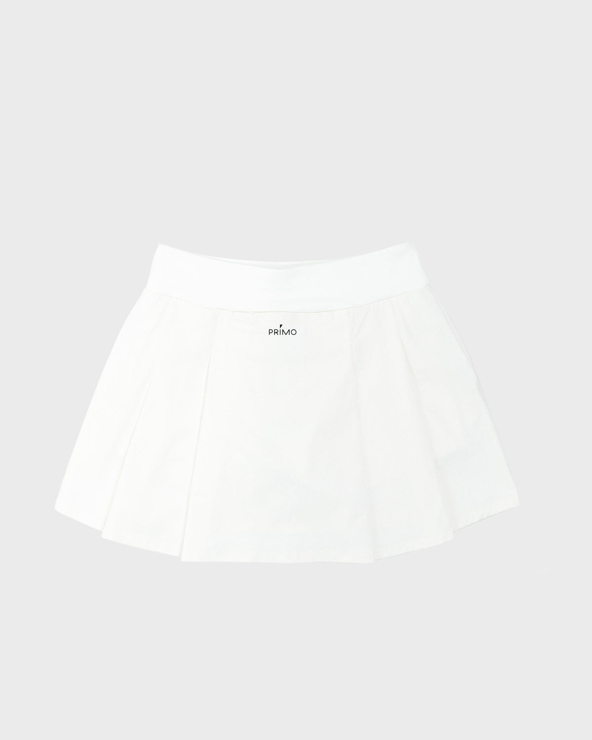 Women's White Ruffle Skirt