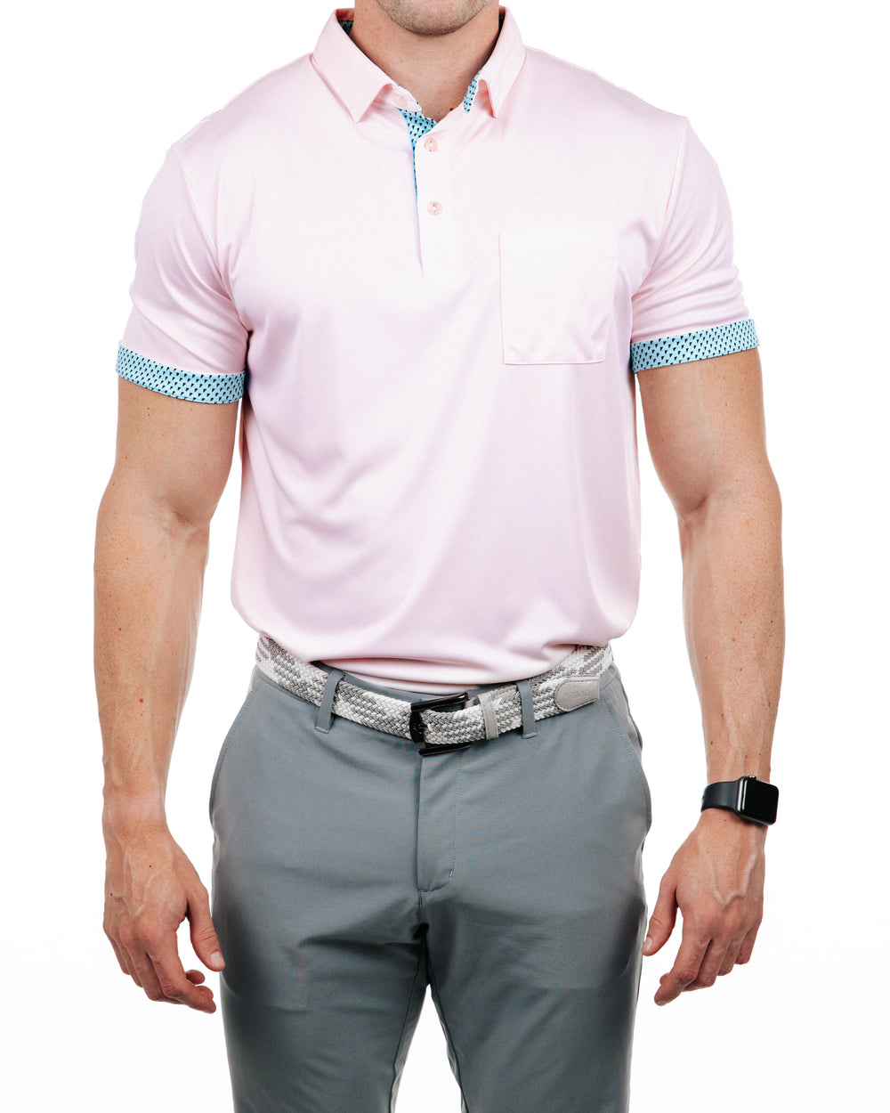 Primo Classic Polo - Pastel Pink – Primo Golf Apparel