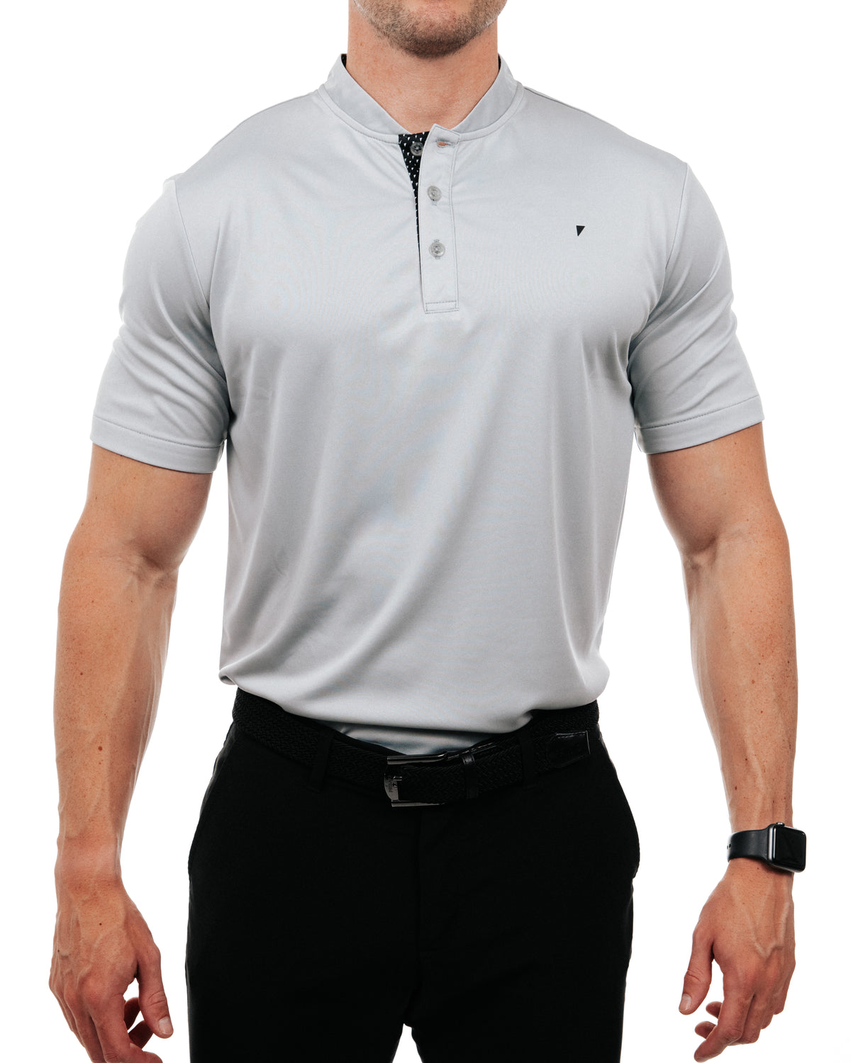 Primo Blade Collar Polo - Cool Gray