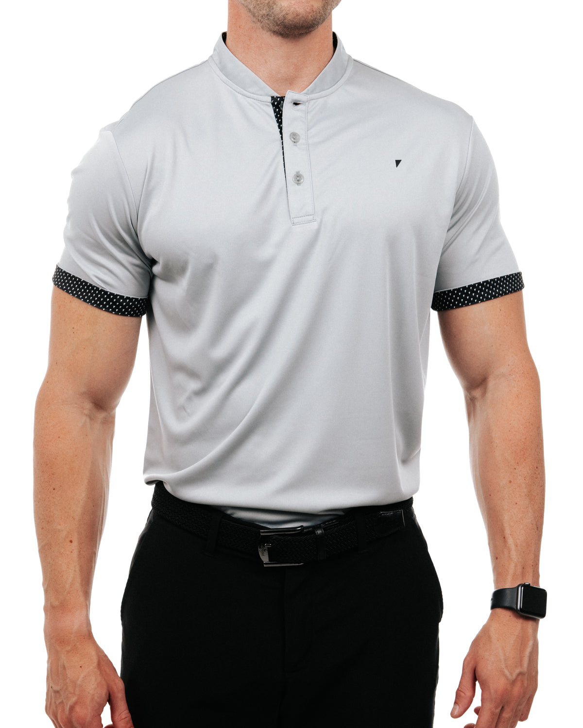 Primo Blade Collar Polo - Cool Gray