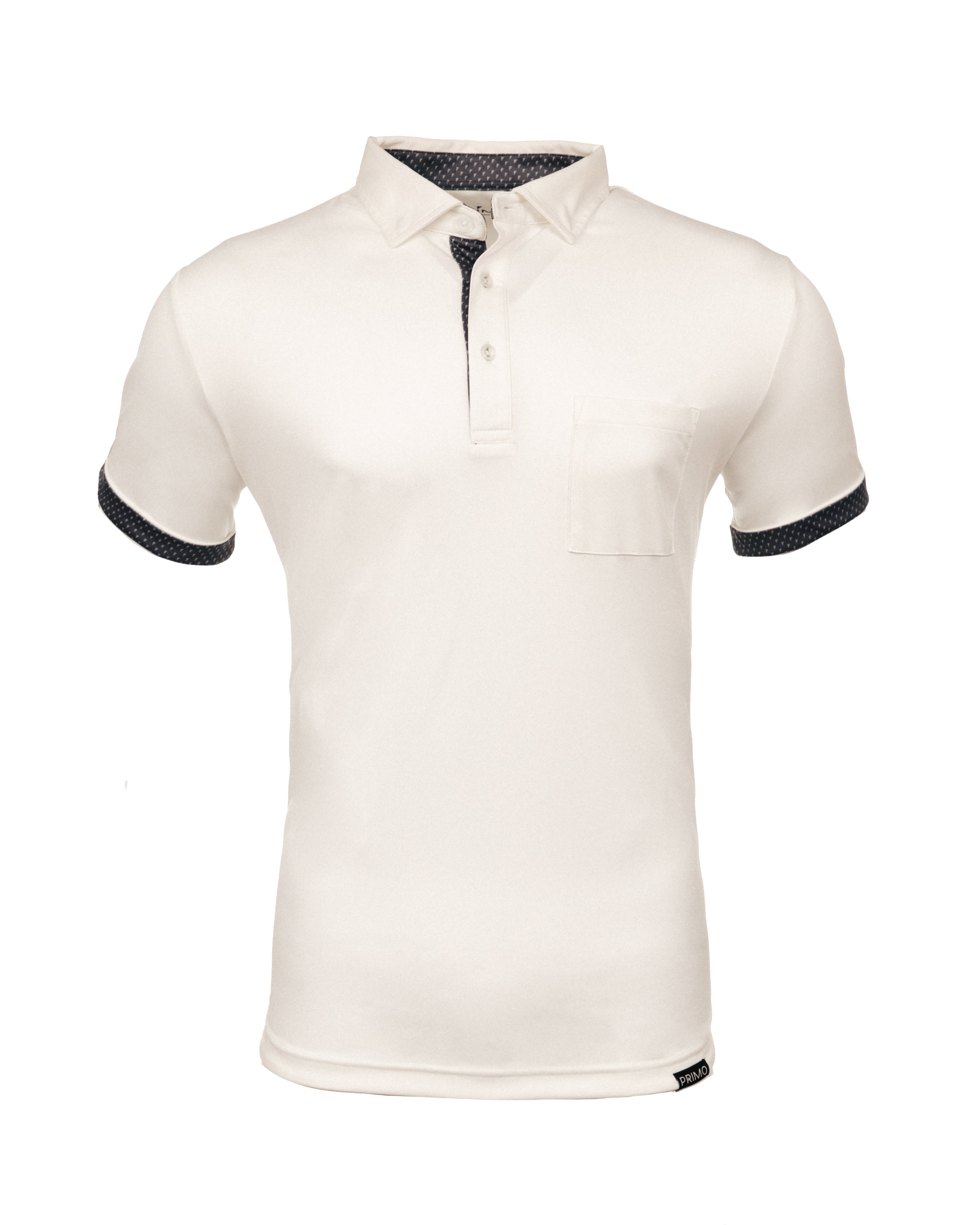 cream polo t shirt