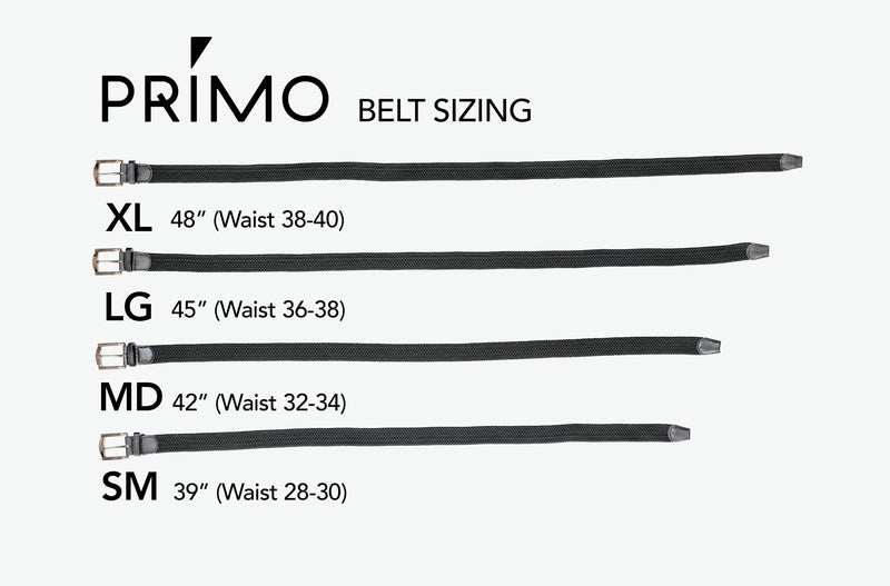 Primo Olive Braided Stretch Belt